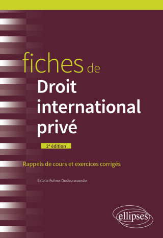 Fiches de droit international privé