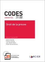 Code annoté Droit de la preuve - À jour au 1er septembre 2022