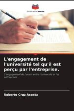 L'engagement de l'université tel qu'il est perçu par l'entreprise.