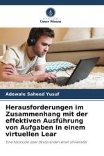 Herausforderungen im Zusammenhang mit der effektiven Ausführung von Aufgaben in einem virtuellen Lear