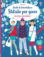 Moda inverno. Vesto le bamboline. Stilista per gioco