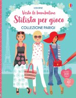Collezione Parigi. Vesto le bamboline. Stilista per gioco. Con adesivi