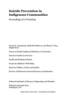 Suicide Prevention in Indigenous Communities: Proceedings of a Workshop