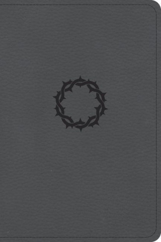 CSB Large Print Compact Reference Bible, Stone Leathertouch