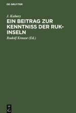 Ein Beitrag zur Kenntniss der Ruk-Inseln