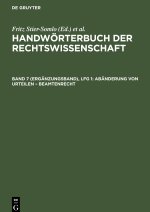 Abänderung von Urteilen ? Beamtenrecht