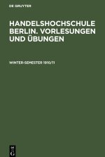 Winter-Semester 1910/11
