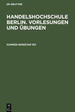 Sommer-Semestar 1911