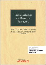 Temas actuales de derecho privado, I