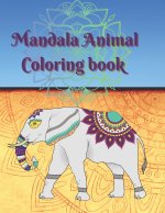 Mandala animal coloring book
