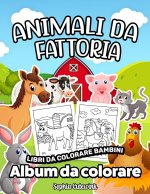 Animale da Fattoria Album da Colorare per Bambini