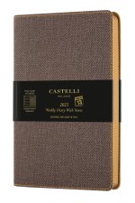 Agenda 2023 semainier grand format Harris tobacco brown