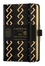 Agenda 2023 semainier vertical poche C&G romans gold
