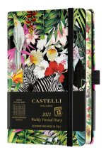Agenda 2023 semainier vertical poche Eden Zebras