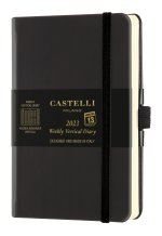 Agenda 2023 semainier vertical poche Aquarela Black Sepia