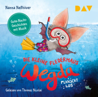 Die kleine Fledermaus Wegda - Teil 2: Wegda planscht los!, 1 Audio-CD