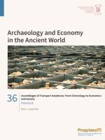 Assemblages of Transport Amphoras: From Chronology to Economics and                Society