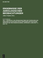 Die Höhenwinde über dem tropischen und südlichen Atlantischen Ozean (Messungen der Deutschen Seewarte bis 1939 eingeschlossen), Lieferung 3, Abschnitt