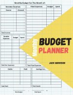 Monthly budget planner and organizer