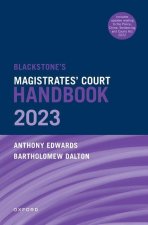 Blackstone's Magistrates' Court Handbook 2023 and Blackstone's Youths in the Criminal Courts (October 2018 edition) Pack (Pack)