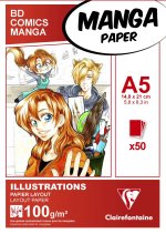 Layoutblock für Mangas und Comics A5 50 Blatt 100g
