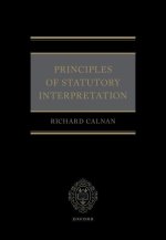 Principles of Statutory Interpretation