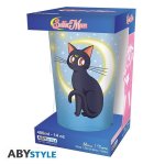 SAILOR MOON - Large Glass - 400ml - Luna & Artemis - x2