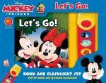 Little Flashlight Adventure Book Mickey Mouse 90th: Let's Go: Book and Flashlight Set [With Flashlight]
