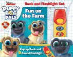 Disney Junior Puppy Dog Pals: Fun on the Farm: Book and Flashlight Set [With Flashlight]