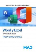 Word y Excel (Microsoft 365) para oposiciones : temario y supuestos prácticos