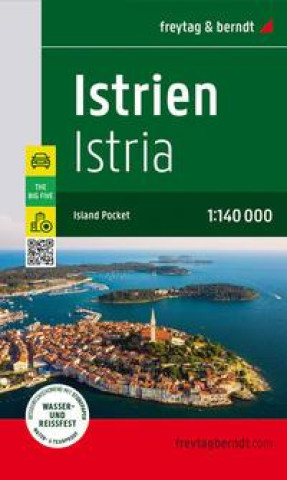 Istrien, Straßen- und Freizeitkarte 1:140.000, freytag & berndt