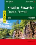 Kroatien - Slowenien, Autoatlas 1:150.000, freytag & berndt