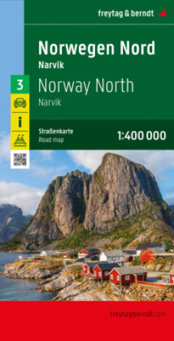 Norwegen Nord, Straßenkarte 1:400.000, freytag & berndt