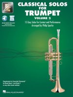 Essential Elements Classical Solos for Trumpet - Volume 2: 15 Easy Solos for Contest & Performance with Online Audio & Printable Piano Accompaniments