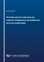 Vertriebsverbot für Lieferanten bei evidentem Fehlgebrauch des Zulieferteils durch den Endhersteller