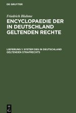 System des in Deutschland geltenden Strafrechts