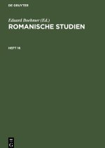 Romanische Studien. Heft 16