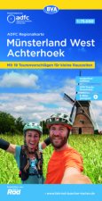 ADFC-Regionalkarte Münsterland West / Flusslandschaft Achterhoek, 1:75.000, mit Tagestourenvorschlägen, reiß- und wetterfest, E-Bike-geeignet, GPS-Tra