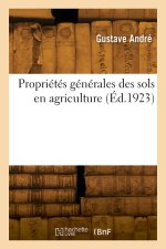 Propriétés générales des sols en agriculture