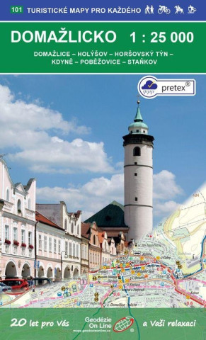 Domaďż˝licko 1:25 000 / 101 Turistickďż˝ mapy pro kaďż˝dďż˝ho