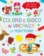 montagna. Coloro e gioco in vacanza
