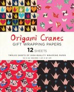 Origami Cranes Gift Wrapping Paper - 12 sheets