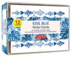 Cool Blue Note Cards - 12 Cards