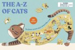 The A to Z of Cats: A Cat-Shaped Jigsaw Puzzle