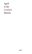 April is the Cruelest Month