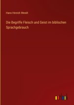 Die Begriffe Fleisch und Geist im biblischen Sprachgebrauch