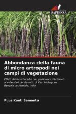 Abbondanza della fauna di micro artropodi nei campi di vegetazione