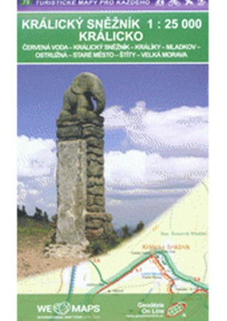 Krďż˝lickďż˝ Snďż˝nďż˝k 1:25T /75 Turistickďż˝ mapy pro kaďż˝dďż˝ho