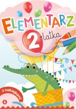 Elementarz 2-latka z naklejkami. Wydawnictwo Skrzat