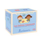 Coffret lettres rugueuses Montessori Majuscules script